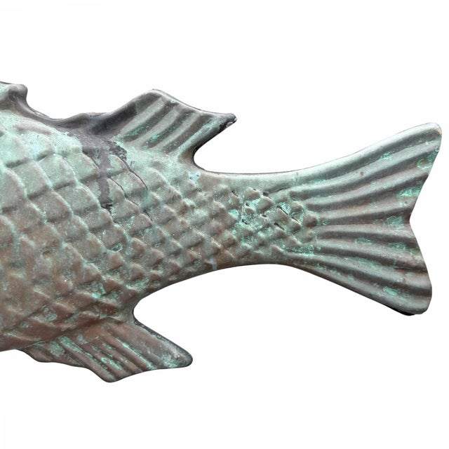 Early 20th Century American Copper Trout Weathervane For Sale - Image 11 of 18