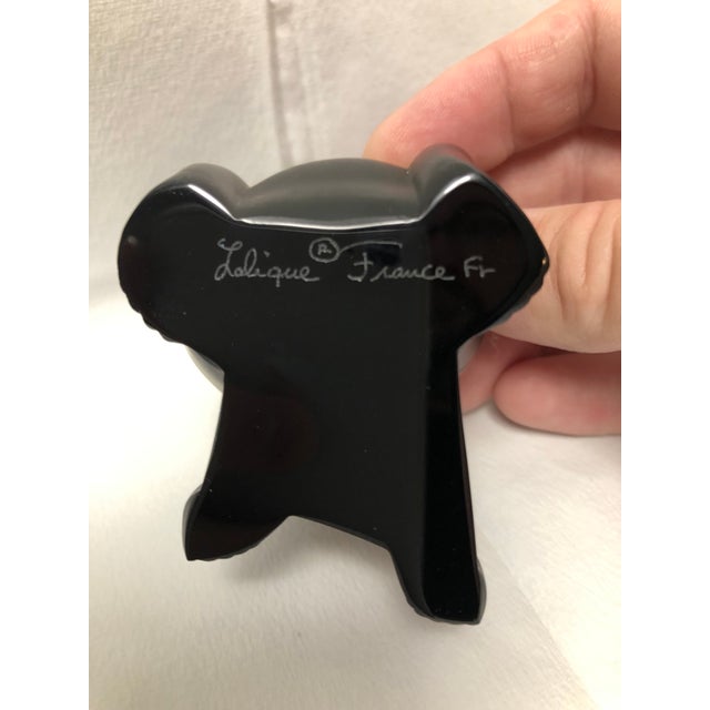 Lalique Lalique Black Lady Figurine For Sale - Image 4 of 4