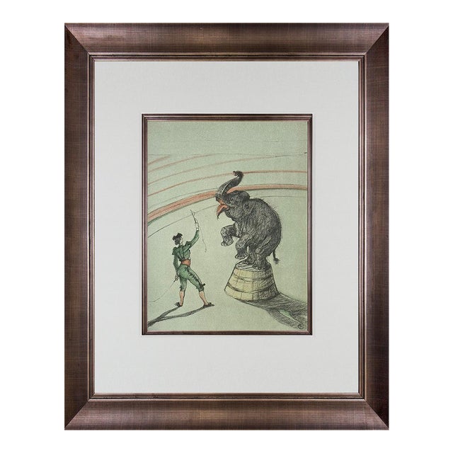 Henri De Toulouse-Lautrec "Éléphant en Liberté" Numbered Limited Edition Lithograph For Sale