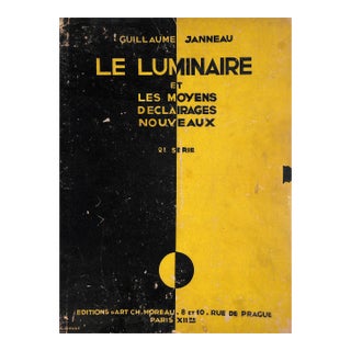 "Le Luminaire Et Les Moyens Declairages Nouveaux 2me Serie" Janneau, Guillaume For Sale