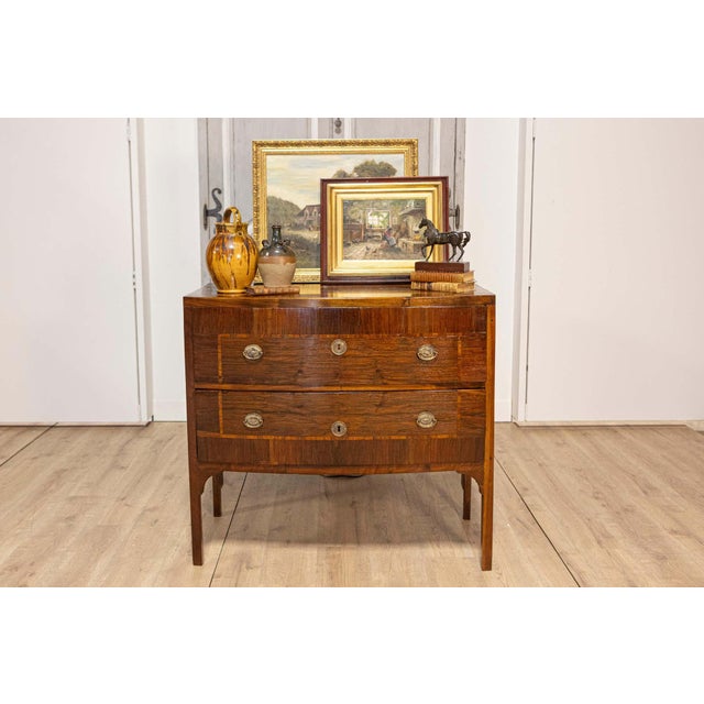 Brown 18th Century Italian Louis XVI Chest of Drawers For Sale - Image 8 of 11