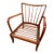Vintage Knoll Antimott Solid Wood Lounge Chair in Ivory Boucle' For Sale In New York - Image 6 of 10