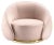 Abbracci Pink Armchair For Sale