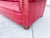 Red 1980s Vintage Classic Chesterfield Tufted Red Leather Sofa For Sale - Image 8 of 11