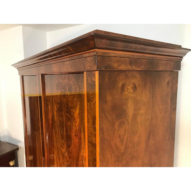 Wood Biedermeier Two-Door Armoire, 1820 For Sale - Image 7 of 11