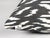 Black and White Ikat Pillow Cover For Sale In Philadelphia - Image 6 of 6