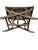 Vintage Woven Rattan & Bamboo Stool With Sculptural Loop Base For Sale - Image 13 of 18