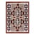 1920s Gray Geometric Antique American Navajo Carpet 4' X 5'9" Flatweave Wool Rug For Sale