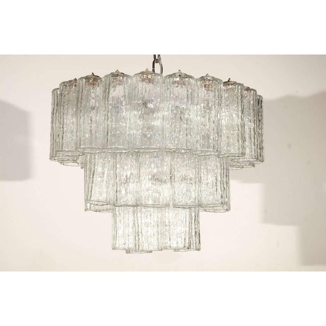 Metal 1950s Murano Chandelier by Venini For Sale - Image 7 of 7