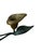 Vintage Verdigris Brass Calla Lily Candle Holder. For Sale - Image 4 of 5