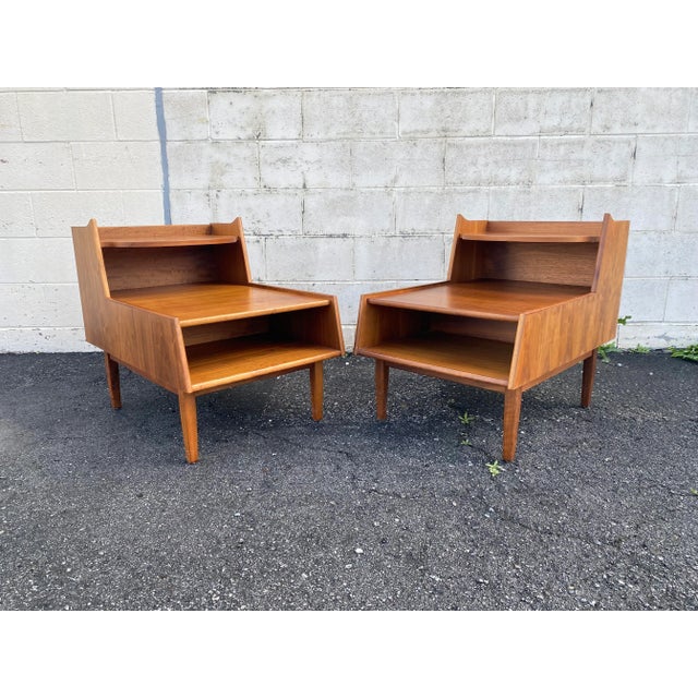 1959 Mid Century Modern Kip Stewart for Drexel Declaration Side Tables - a Pair For Sale - Image 11 of 11