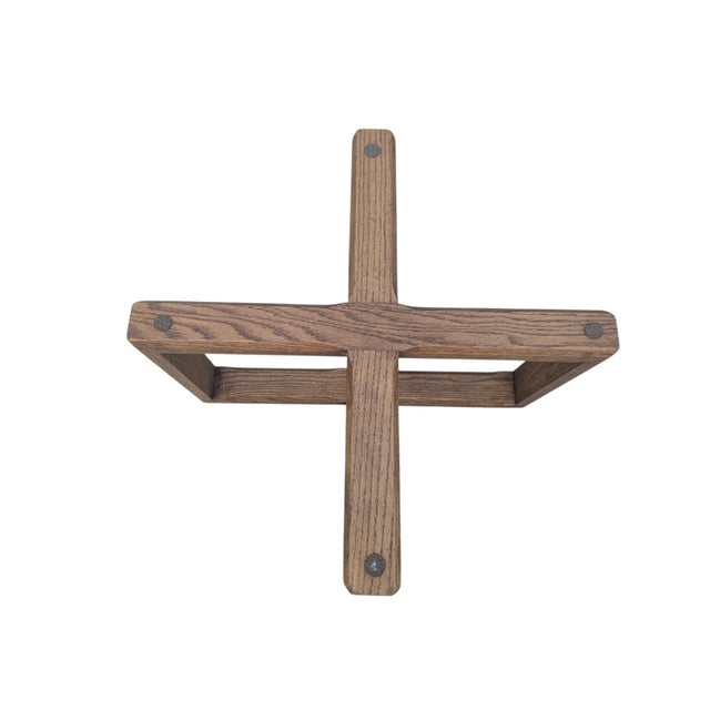 Mid Century Modern Oak Wood Coffee Table For Sale - Image 13 of 15