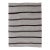 Vintage Turkish Kilim Rug in Soft Beige and Dark Brown Stripes For Sale