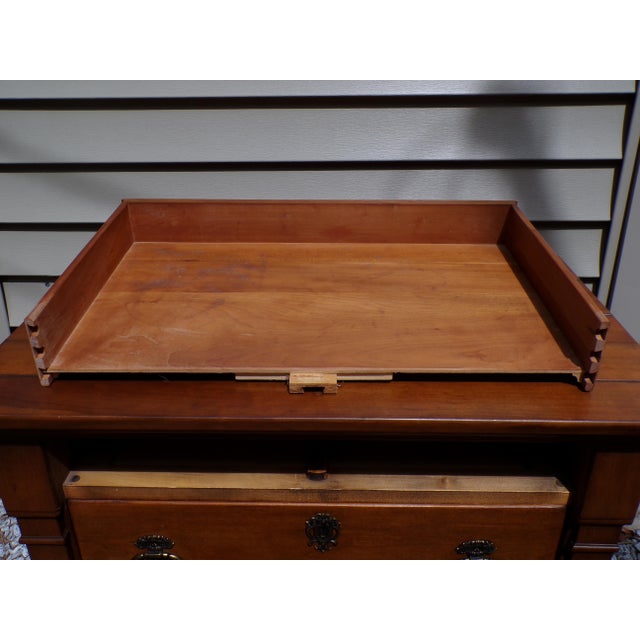 Vintage Neoclassical Style Henredon Chest of Drawers Dresser Server Night Stand For Sale - Image 13 of 13