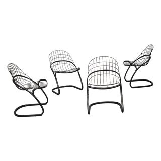 Pascale Dining Chairs by Gastone Rinaldi for Thema, 1970s, Set of 4 For Sale