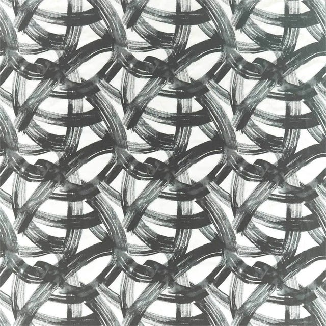 Harlequin Typhonic Fabric in Graphite For Sale