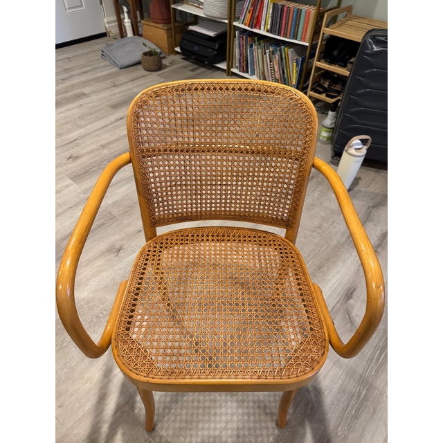 Stendig Set of 6 Vintage Josef Hoffman Dining Chairs- Made in Czechoslovakia For Sale - Image 4 of 5