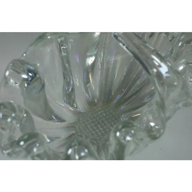 Murano Glass Shell-Shaped Bowl by Ercole Barovier, 1940s For Sale - Image 4 of 8