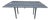 Antique Blue-Painted Drop-Leaf Wood Table For Sale