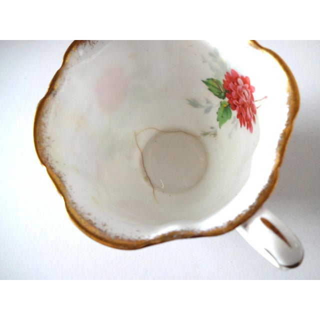 Mid 20th Century Vintage Royal Stafford "Carousel" Bone China Lilacs Tea Cup and Saucer For Sale - Image 9 of 11