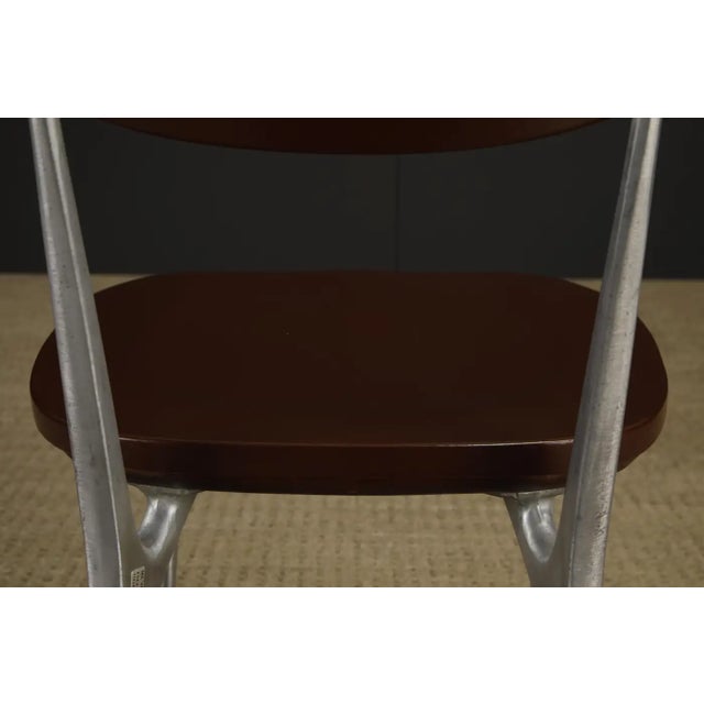 Pair of Shelby Williams 'Gazelle' Sculptural Aluminum Side Chairs, 1960s For Sale - Image 15 of 18