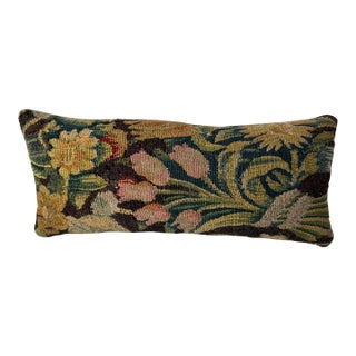 17th Century Flemish Verdure Tapestry Pillow For Sale