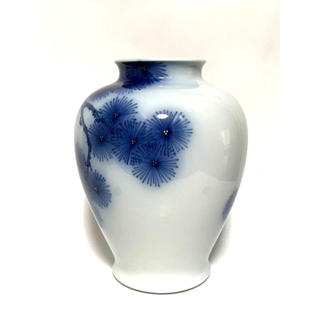 Early 20th Century Fukugawa Porcelain Vase With Two Birds For Sale - Image 5 of 12