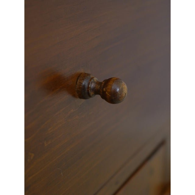 1980s Dr Dimes 2 Piece Bench Made Step Back Cupboard For Sale - Image 11 of 18