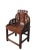 Brown Pair Antique Chinese Taishi Chairs 2 For Sale - Image 8 of 12