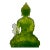 5" Green Crystal Glass Cross Leg Medicine Amitabha Shakyamuni Buddha For Sale