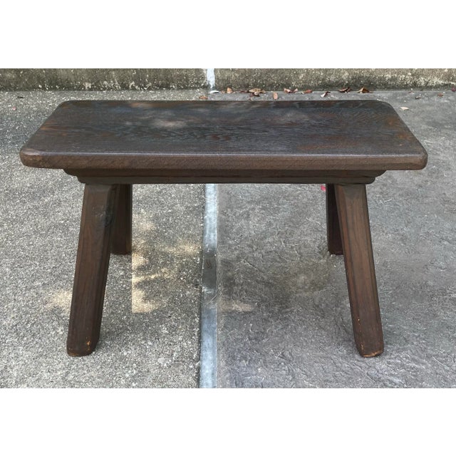 Cute little splay leg milking stools. These were also used as kettle stands near the hearth in the olden days. From Europe