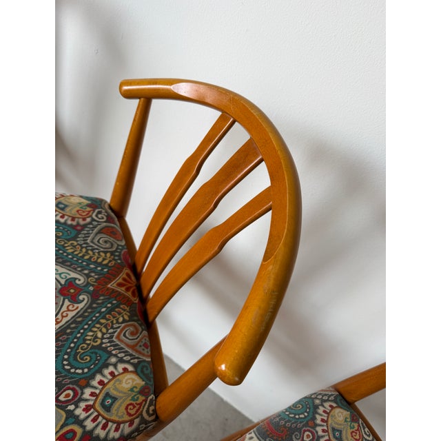 1970s Swedish Mid-Century Modern Carl-Ewert Ekström Beechwood Bar Stools – Set of 4 For Sale - Image 13 of 18