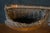 Antique American Quartersawn Oak & Wicker Kidney Writing Desk Dressing Table For Sale - Image 6 of 16