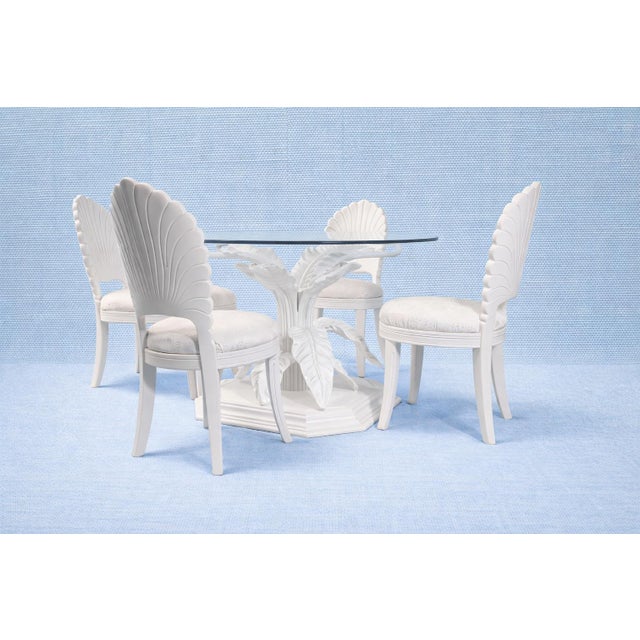 1950s 1950s Set of Four Grotto, Shell Back, Dining Chairs For Sale - Image 5 of 8