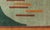 Vintage French Art Deco Rug Size: 7'4" × 9'0" (223 × 274 cm) Color: Brown, green, orange This striking French Art Deco rug...