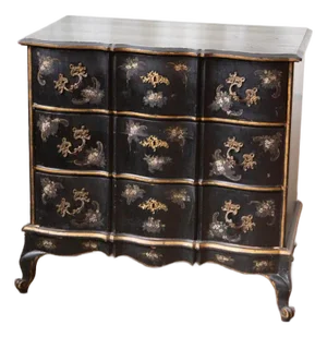 Antique Scandinavian Painted Pine Chest, Early 20th Century
