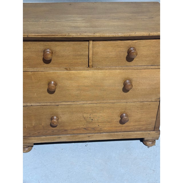 Antique Pine Two Over Two Drawers - Chest of Drawers From England For Sale - Image 4 of 18