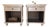 Pair of Restoration Hardware Zinc Open Nightstands For Sale