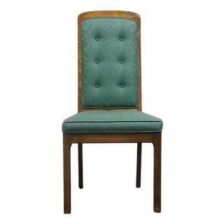 Burlington House Solid Birch Mid Century Transitional Upholstered Dining Side Chair For Sale