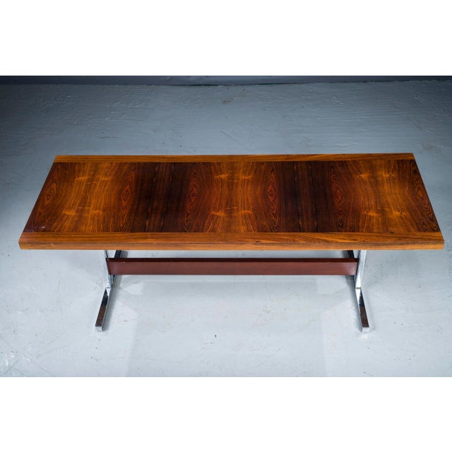 Vintage Adjustable Rosewood Dining or Coffee Table, 1960s For Sale - Image 11 of 11