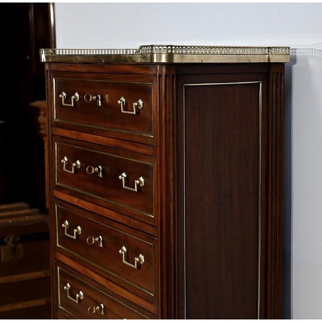 Small Louis XVI Chiffonnier, 1700s For Sale - Image 12 of 18