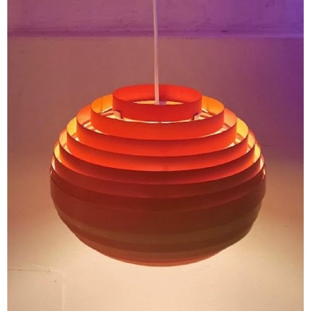 1960s Dynamic Hanging Light by Wilhelm Vest, 1969 For Sale - Image 5 of 6