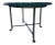Manner of Jansen hoofed feet brass and glass end table in faux bamboo, manufactured in Italy for Mastercraft, like nearly...