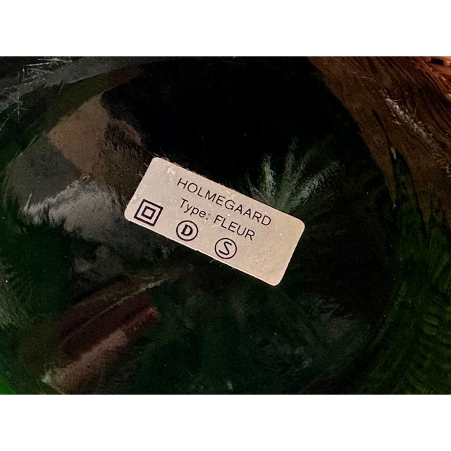 Danish Glass Fleur Table Lamp by Michael Bang for Holmegaard, 1960s For Sale - Image 16 of 18