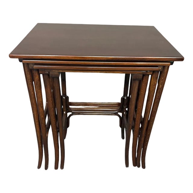 Nesting Tables from Thonet, 1910s, Set of 4 For Sale