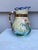 19th Century Belgium Majolica Bird Stork Pitcher.
