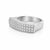 Contemporary 18k White Gold Ring by David Vangelder of Paris, Size 6.5 For Sale - Image 3 of 5