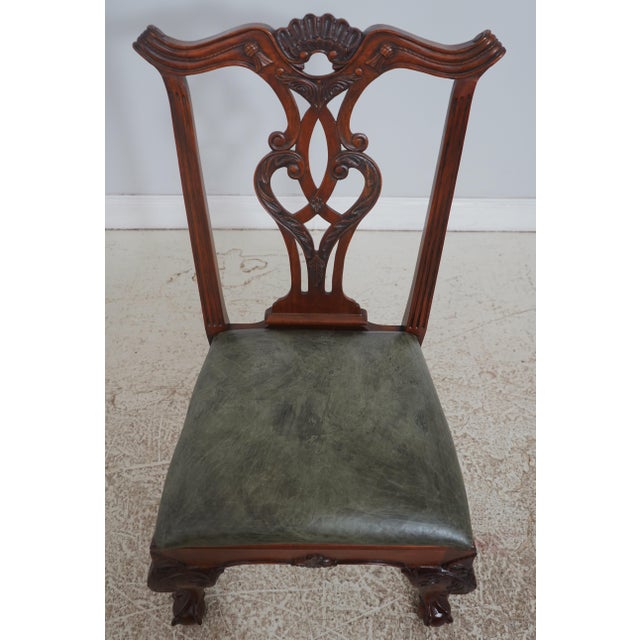 Age: Approx. 30 Years Old Details: Ball -N- Claw Feet Mahogany Fine Carved Details High Quality Construction Nice Tooled...