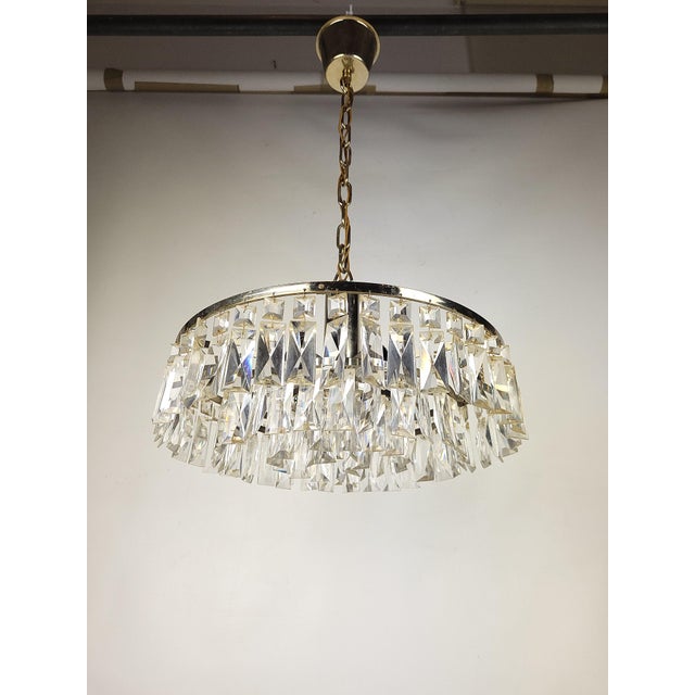 Crystal Chandelier, 1970s For Sale - Image 12 of 14