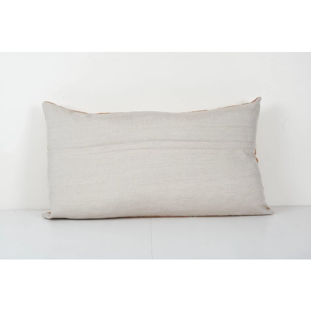 Suzani Camel Pillow Cases Fashioned From a Vintage Suzani For Sale - Image 4 of 5